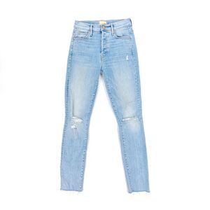 MOTHER Stunner Ankle Fray Jeans Dreamer 90s Minimal Clean Girl Y2k VSCO Boho 25